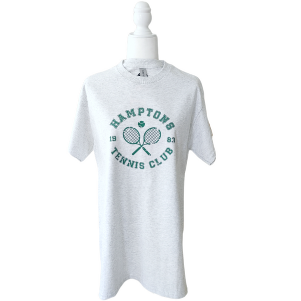 Hamptons Tennis Club distressed oversized t-shirt